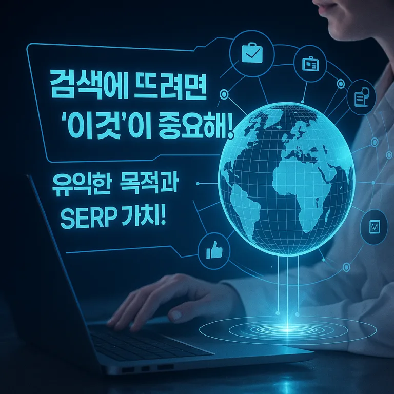 검색에 뜨려면 ‘이것’이 중요해! 유익한 목적과 SERP 가치