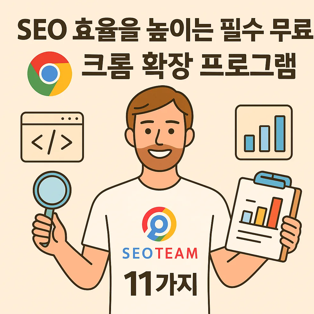 SEO 효율을 높이는 필수 무료 크롬 확장 프로그램 11가지 1 SEO 효율을 높이는 필수 무료 크롬 확장 프로그램 11가지