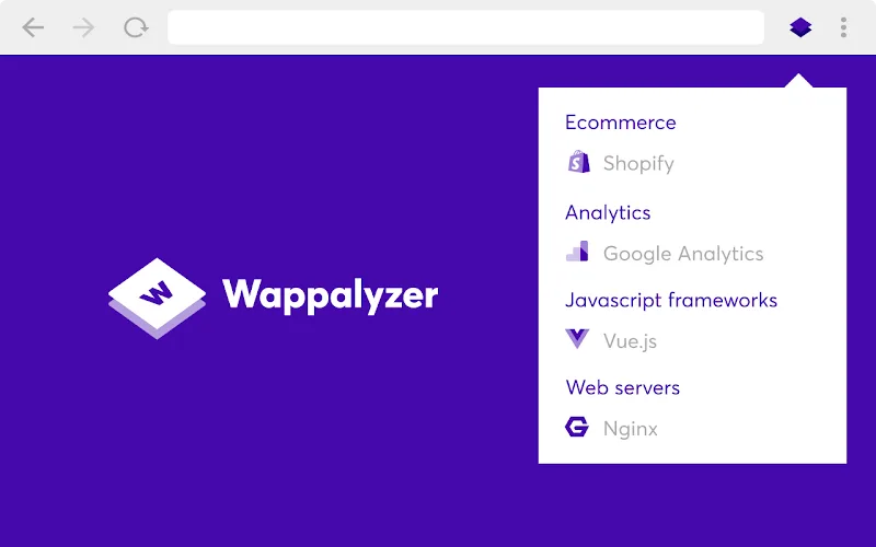 SEO 효율을 높이는 필수 무료 크롬 확장 프로그램 11가지 3 Wappalyzer - Technology profiler의 항목 미디어