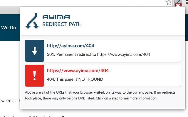 SEO 효율을 높이는 필수 무료 크롬 확장 프로그램 11가지 5 Redirect Path의 항목 미디어